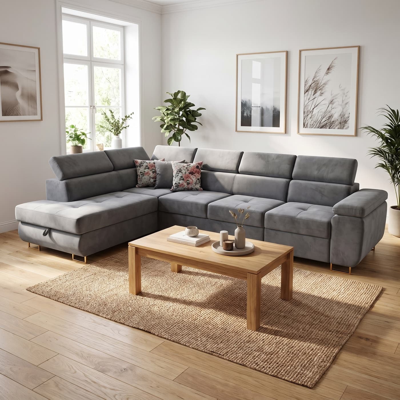 Narożnik ASTON LONG BIS BONELL  348x202 cm DO WYBORU