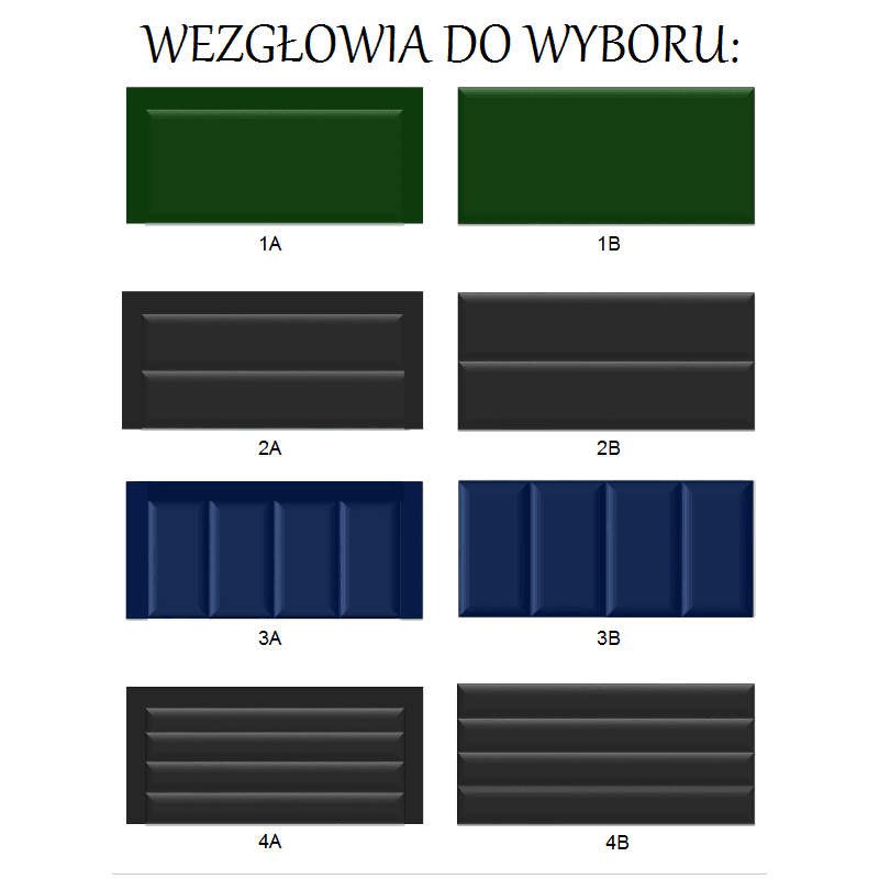 ŁÓŻKO KONTYNENTALNE 80 cm