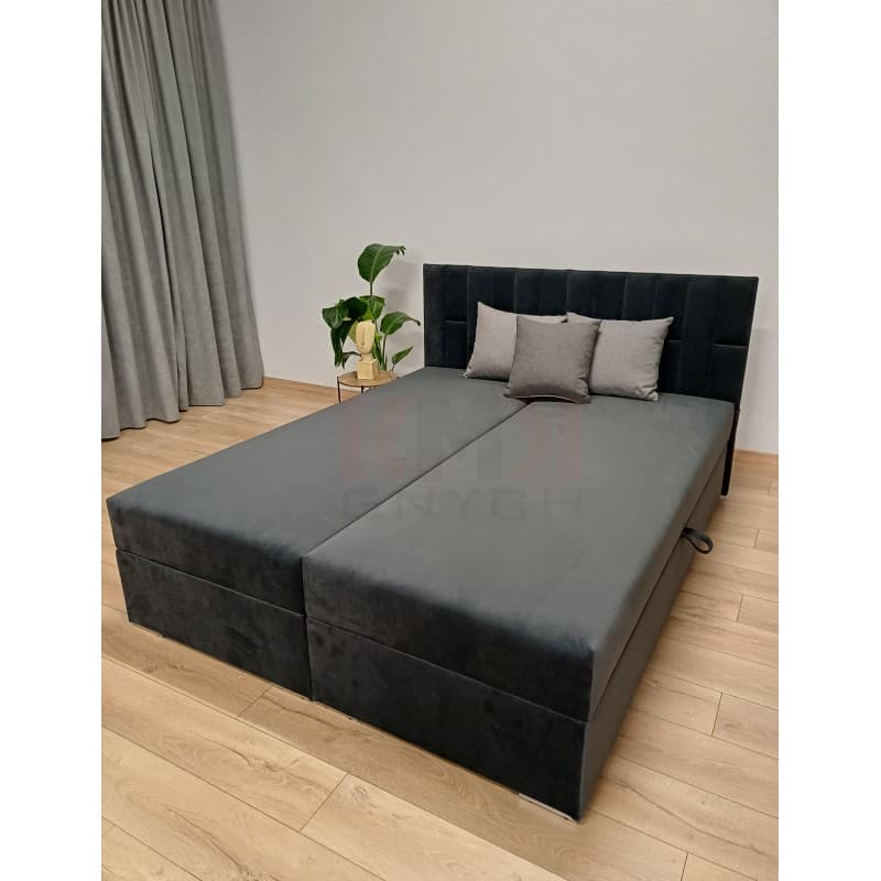 ŁÓŻKO KONTYNENTALNE dzielone 200 CM