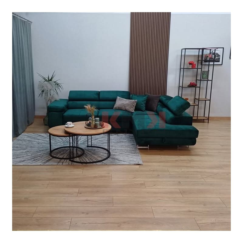 NAROŻNIK ASTON prawy 275X202  Monolith 37 zielony-od ręki